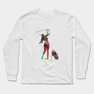 Girl golfer Long Sleeve T-Shirt